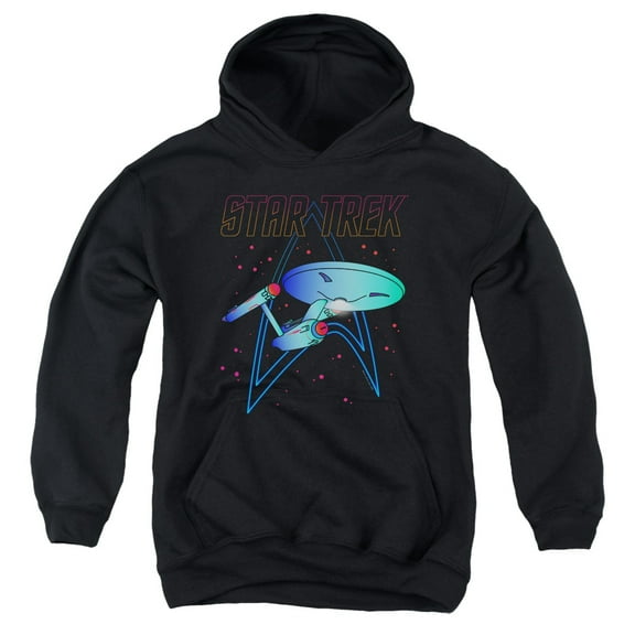 Star Trek - Neon Trek - Youth Hooded Sweatshirt - X-Large