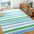 thumbnail image 2 of FULIE 6'x9'Boho Area Rugs Living Room Rugs Non-Slip Carpet Rug,Blue, 2 of 7