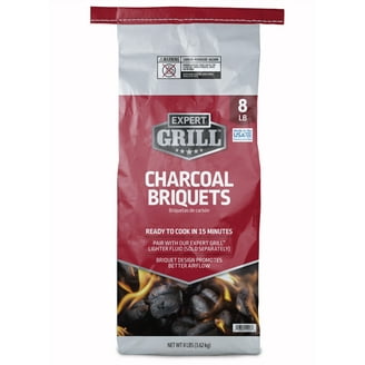 Expert Grill Apple Hardwood Charcoal Briquets 8 Lb for Barbecue