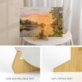 thumbnail image 4 of ANBOXIT Plate Stands for Display, 6 Inch Plate Holders for Displaying, Bamboo Picture Frame Holder for Tables, Tabletop Easels, Decorative Stand for Platter, Dish, Book, Photo and Plaque (1 Pack), 4 of 6
