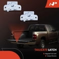 thumbnail image 6 of A-Premium Tailgate Rebuild Kit Compatible with Ford F-150 2009-2014, Rear Tailgate Parts Plastic Handle Bezel Latch Bracket Rod Clips Cable Bushing Hinge Bolts (Pack of 34), 6 of 6