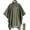 Army Green, variant on PUMIER Unisex Hooded Rain Poncho - Waterproof Lightweight Reusable Emergency Raincoat for Adults, Men & Women - Multicolor - Backpack Compatible for Camping, Hiking & Travel