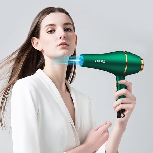 Fareti Negative Ionic Hair Dryer, Professional Salon Blow Dryer, Low Noise Fast Drying Powerful AC Motor and Diffuser Comb for Men Women, Easy to Use