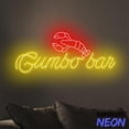 thumbnail image 5 of Handmadetneonsign Gumbo Bar Neon Sign, Shrimp Gumbo Mexico Led Sign, Gumbo Food Store Led Light, Mexico Restaurant Wall Decor 100556, 5 of 5