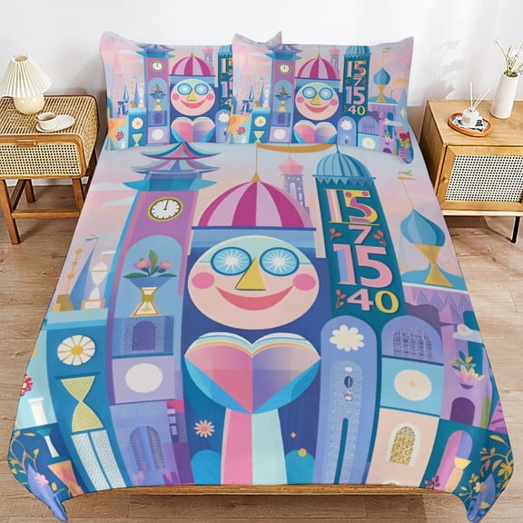 Tokyo Small World After All-1 Quilt Cover 3pcs Set Home Textiles Duvet Cover Set Pillowcases Soft Comfortable Bedding Set Twin
