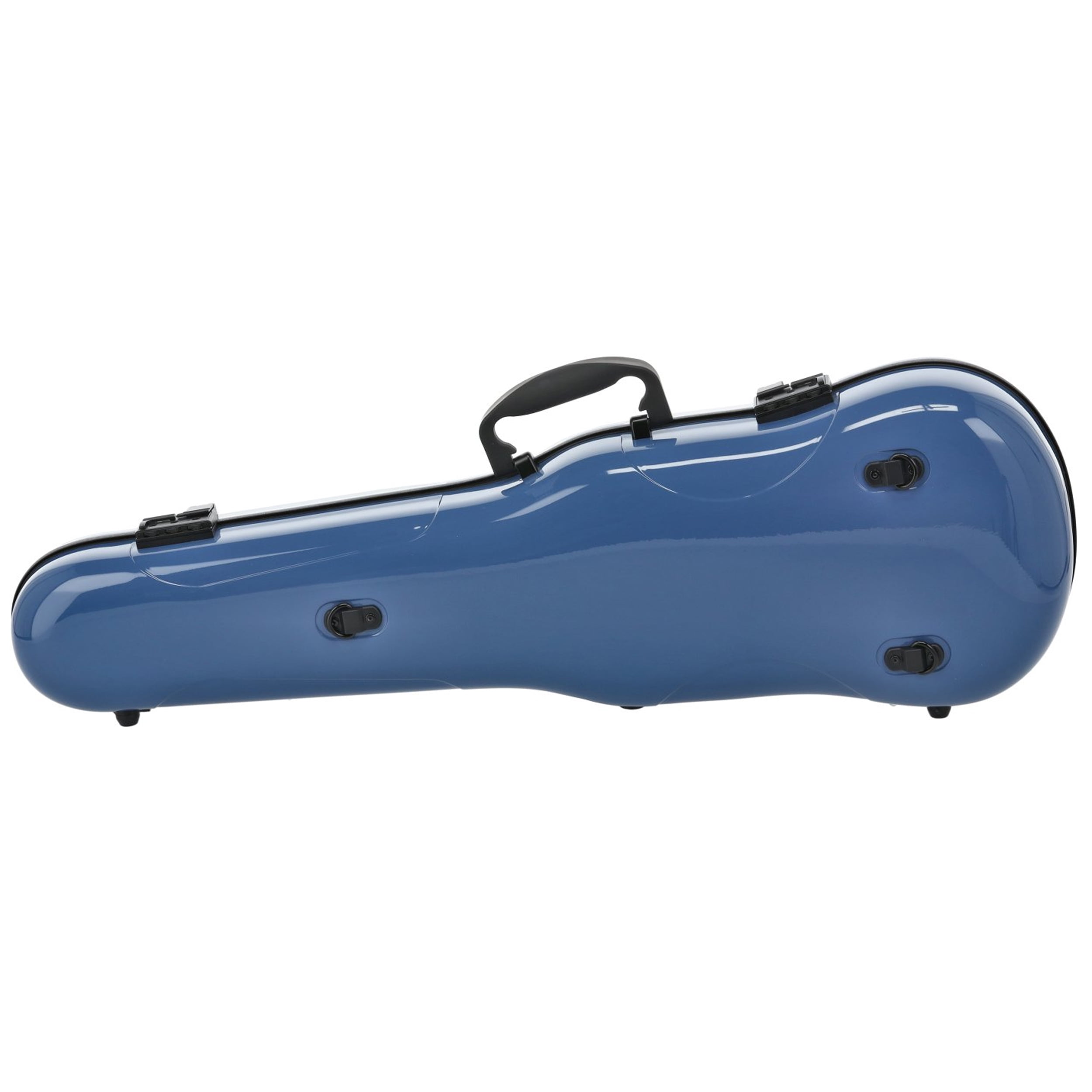 GEWA Violin Case, Air 1.7, Shaped, 4/4, Blue/Black, High Gloss w/Subway Handle