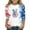 Navy, variant on Mlqidk Patriotic Shirts for Girls 10-12 3/4 Sleeve 4th Of July American Flag T-Shirts Kids Independence Day Red White and Blue Crew Neck Tee Tops Kids Blue 10-11Y