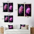 thumbnail image 4 of Designart "Delicate Water Drops Pink Dahlia Petals III" Dahlia Framed Wall Art Set Of 2 - Traditional Pink Gallery Wall Frame Set For Home Decor, 4 of 6