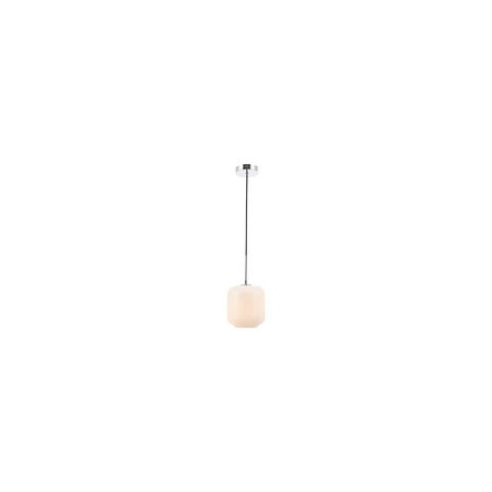 

Living District Collier 1 light Chrome and Frosted white glass pendant