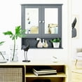 thumbnail image 5 of Costway Wall Mount Mirror Cabinet  Grey, 5 of 10
