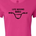 thumbnail image 4 of Inktastic Life Behind Bars BMX Women's T-Shirt, 4 of 5