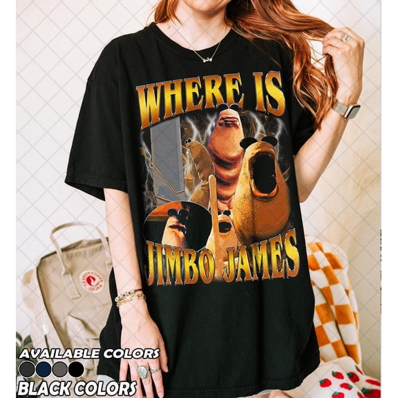 Retro 90's Where Is Jimbo James T-Shirt, Marcus The Worm, Im Looking For Jimbo James Bootleg T-Shirt