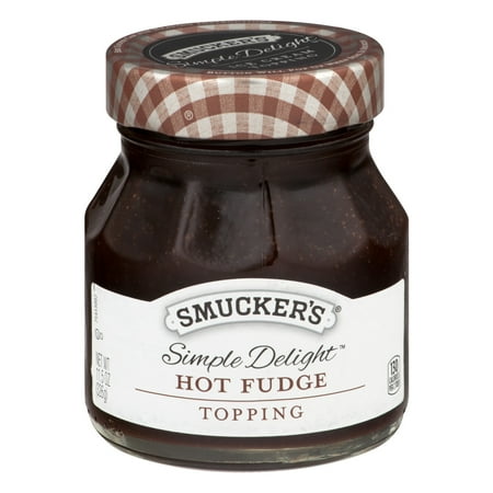 - (2 Pack) Smucker's Simple Delight Hot Fudge Topping, 11.5 oz