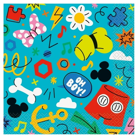 Disney Mickey & Friends Clubhouse Luncheon Napkins, 48ct