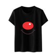thumbnail image 2 of Birdeem Mode Femmes Manches Courtes Imprimé Floral Col Rond T-Shirt Blouse Chemises, 2 of 12