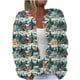 thumbnail image 2 of Cárdigan de mujer, cárdigan de manga larga, ahuecado, color sólido, chaqueta informal, parte superior de poliéster para mujer, 2 of 5