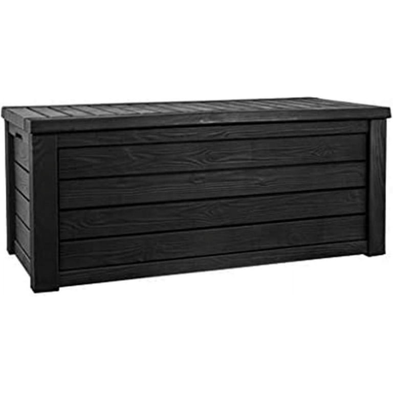 Etta Avenue Kolten 127 Gallon Wicker Deck Box Color: Dark Gray 534DA14827BA4A78954EC6845D19BDAF