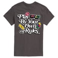 thumbnail image 2 of Uno - Play By Your Own Rules - Men's Short Sleeve Graphic T-Shirt, 2 of 4