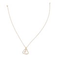 thumbnail image 4 of Collar con colgante de letra C con diamantes de imitación para mujer, collar con colgante en forma de corazón de cobre a la moda, joyería, 4 of 12