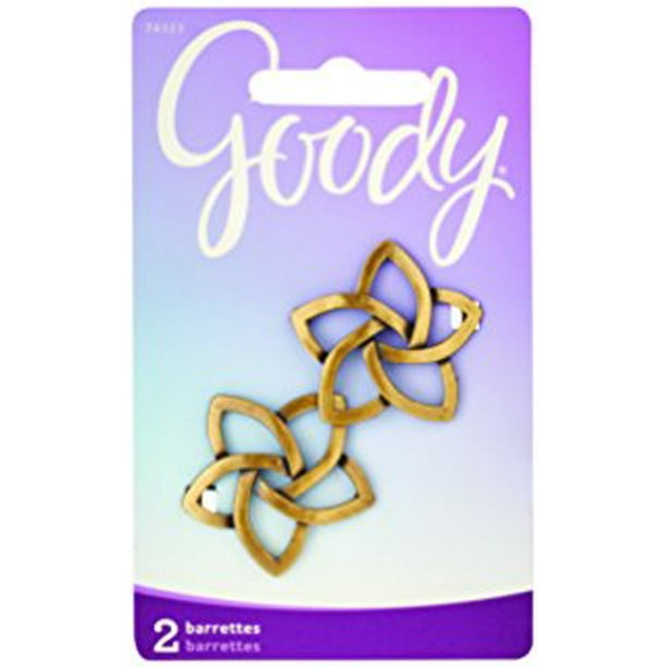 Goody Classics Star Shaped Jean Wires Barrettes, 2 Count