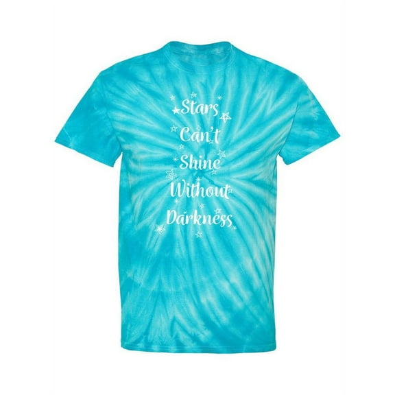 Stars And Darkness Tie-Dye Cyclone Men -Smartprints Designs, Male Medium