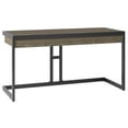 thumbnail image 1 of Allora 60" Contemporary Wood Computer Desk with 2 Drawers in Distressed Gray, 1 of 7
