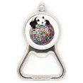thumbnail image 1 of Panda position Earth Acero inoxidable Metal cerveza tapa sacacorchos, 1 of 3