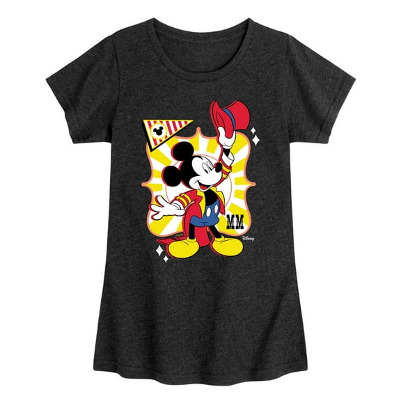 Disney - Birthday - Ring Master Mickey - Toddler & Youth Girls Short Sleeve Graphic T-Shirt