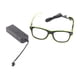 thumbnail image 1 of Gafas luminosas EL con 3 modos de iluminación, gafas con luz LED intermitente, gafas luminosas LED para festivales, clubes nocturnos, verde fluorescente, 1 of 14