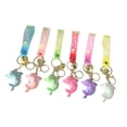 thumbnail image 4 of 6x ballenas de ballenas colgante de bolsas de llaves divertidos colgantes de juguete colgante muñeca muñeca llavero cadena de llave para regalos, 4 of 8