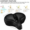 thumbnail image 6 of DAWAY C30i Comfortable Oversized Bike Seat - Compatible with Peloton, Exercise, Mountain or Road Bikes, Extra Wide Bicycle Saddle Replacement with Memory Foam Cushion for Men Women Comfort, 6 of 7