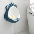 thumbnail image 3 of JUMNUYCUH Frog Urinal for Toddlers Boys, Standing Wall-Mounted Potty Training Urinal with Funny Aiming Target, Toddler Urinals for Potty Training, Green, 3 of 7