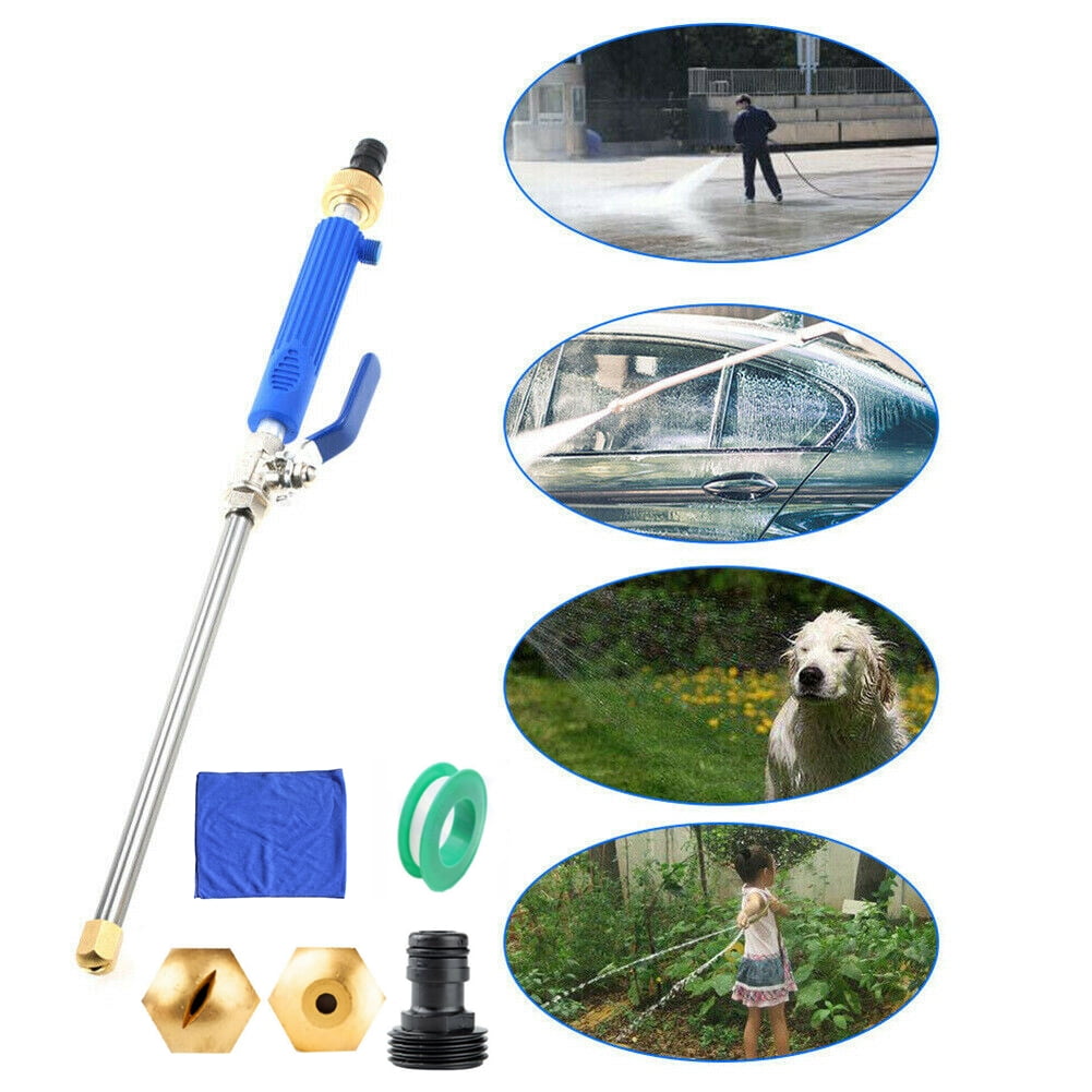 HEYNEMO Hydro Jet High Pressure Power Washer Wand Pressure Washer Wand Flexible Power Water Hose Universal Spray Nozzle,Gutter Patio Car Pet Window Washing Cleaning Tool 
