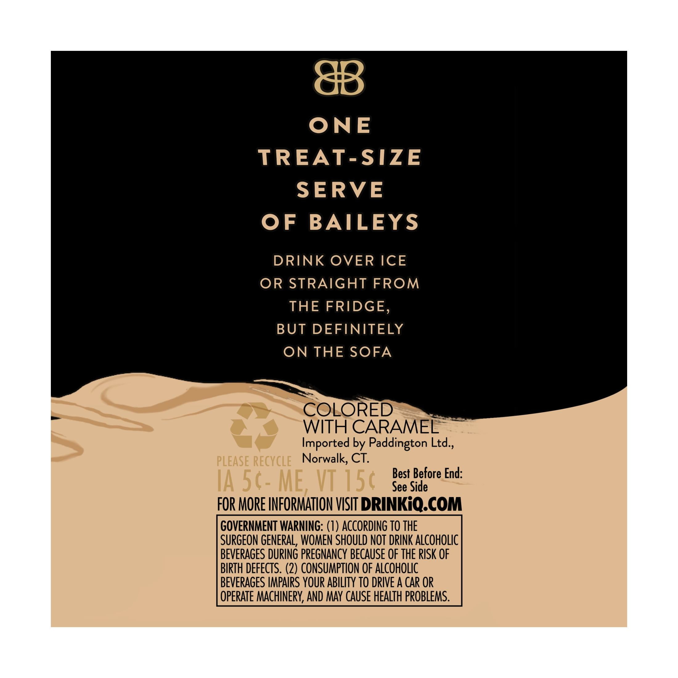 Baileys Minis The Original Irish Cream Liqueur, 100 mL (3 Pack), 17% ABV