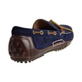 thumbnail image 3 of Polo Ralph Lauren Wyndings Slip-On-Driving Men's Loafers Tan/Newport Navy  803596199-002, 3 of 6