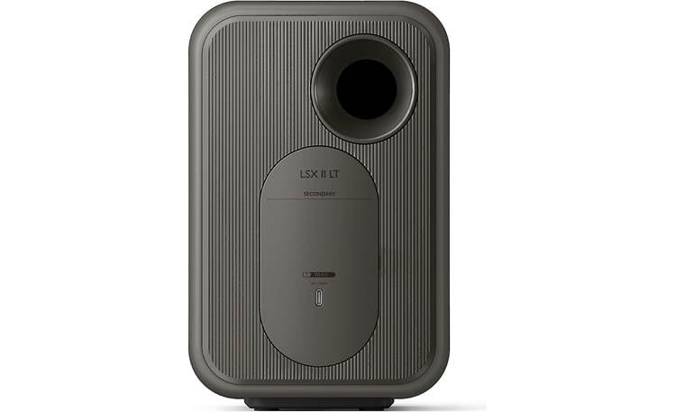 KEF LSX II LT Powered speakers with Wi-Fi, Apple AirPlay® 2, Google Cast, and Bluetooth® (Graphite Grey)