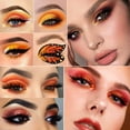 thumbnail image 5 of 15 Shades Golden Yellow Orange Professional Makeup Eyeshadow Palette, Highly Pigmented Blending Warm Makeup Fall Eyeshadow Palette, 5 of 6