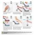 thumbnail image 3 of AOLIGO 2 Pack Shower Grab Bars, Bathroom Shower Handles with Strong Suction Cup Grip for Seniors,Handle Carries 200lbs (16 inch), 3 of 8