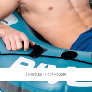 Intex: River Run 1 Pro - Teal - 55 Inflatable Tube, Floating Water Lounger, Phone Mount, Cup Holder, Storage Bag, Mesh Bottom, Backrest, 220lb Cap