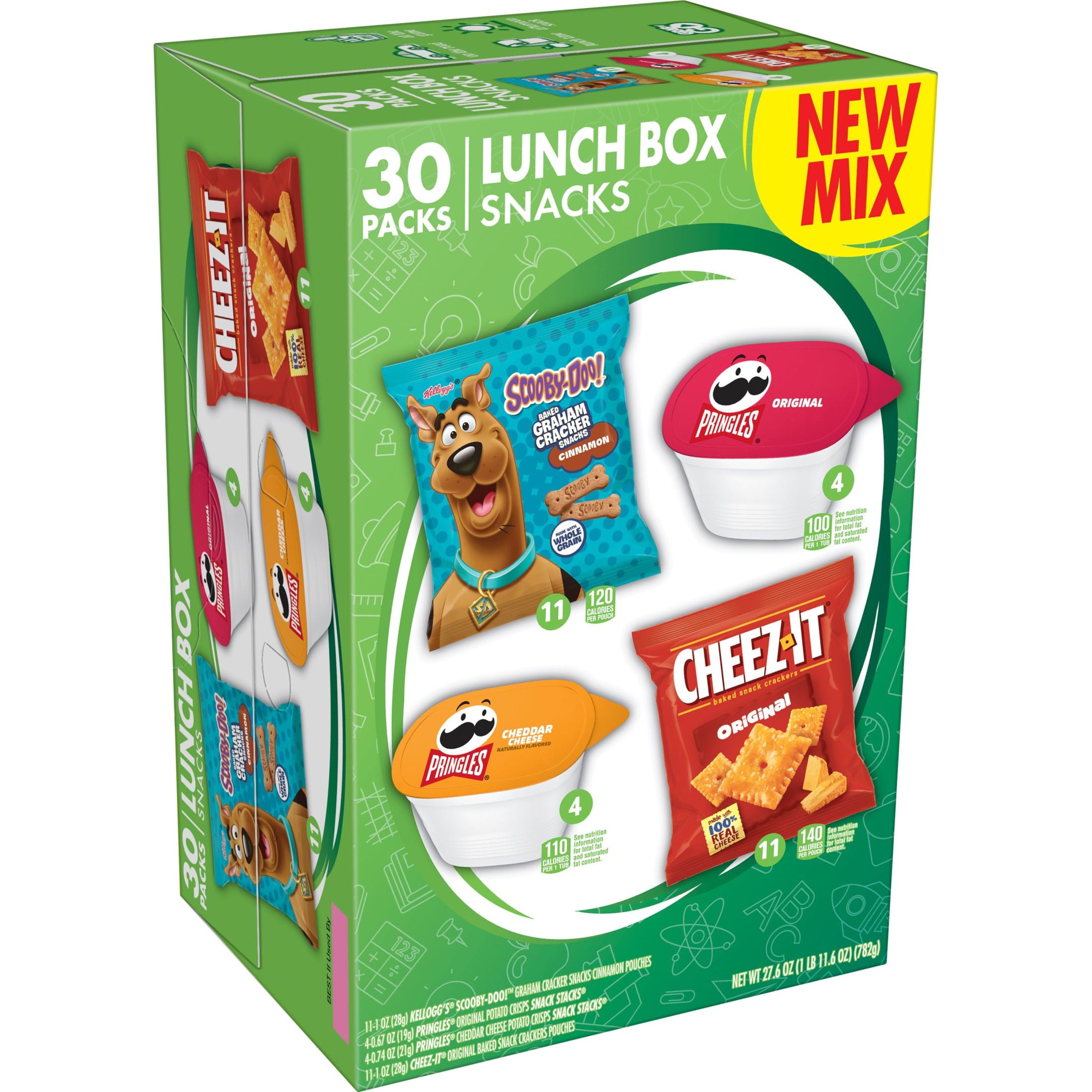 Kellogg's Lunch Box Snacks, Variety Pack, 27.6 oz, 30 Count