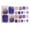 5, variant on Soumake 1 Set Toe Nail Stickers Waterproof Self-Adhersive Nail Art Women Manicure Toenail Wraps Stickers For Girl Practical