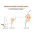 thumbnail image 4 of TaoTronics LED Desk Lamp Flexible USB Charging Table Lamp with 5 Brightness Levels for Home Office, White, 4 of 6