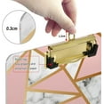 thumbnail image 4 of FMSHPON Marble Texture Golden Marbling Clipboard Hardboard Wood Nursing Clip Board and Pull for Standard A4 Letter 13x9 inches, 4 of 7