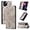Gray, variant on Vintage Wallet Stand Phone Case for iPhone X XS XR SE 8 7 6 6S Plus Max, Magnetic Closure Card Holder Back Cover, Business Skin-Friendly Protective Shell(Green,X/XS)