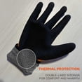 thumbnail image 3 of Guantes Ergodyne ANSI A5, impermeables, CR, naranja, talla M, 3 of 8