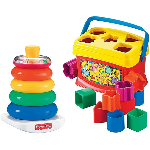 FisherPrice RockaStack and Baby's 1st Blocks Bundle