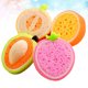 thumbnail image 2 of 4 esponjas de baño con diseño de frutas, ideales para el baño de casa y para niños (estilo aleatorio)., 2 of 8
