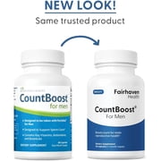 FertilAid for Men, MotilityBoost, Countboost Bundle (1 Month Supply) Fertility Supplements
