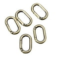 thumbnail image 3 of Tachiuwa 5x5 Pieces Spring Oval Rings 1" Oval Carabiners for Purse Jewelry Making Craft Bronze, 3 of 10