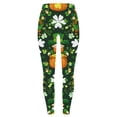 thumbnail image 6 of QATAINLAV St Patricks Day Leggings for Women Saint Patrick Outfit Cute Shamrock Graphic Yoga Pants Holiday Party Clothes Gold M, 6 of 7